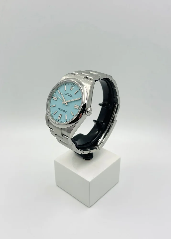 Rolex Oyster Perpetual 41 Tiffany Dial Full Set 2022